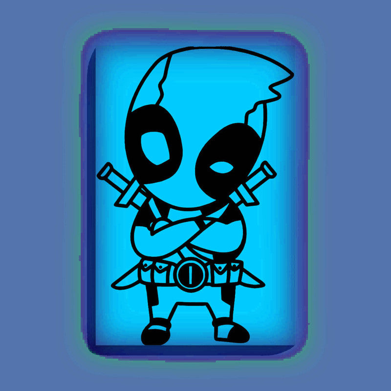 Baby Deadpool Glow in the Dark Painting Kit – DIY Superhero Cartoon Art for Kids & Fans | Eazy Arts - Image 7 - GID-KID-002