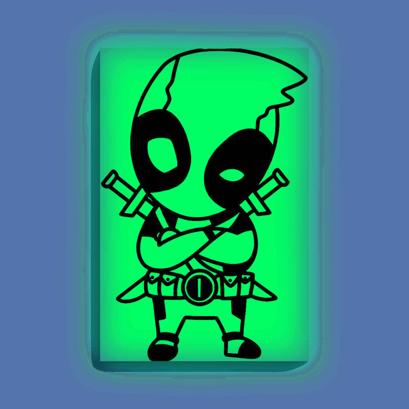 Baby Deadpool Glow in the Dark Painting Kit – DIY Superhero Cartoon Art for Kids & Fans | Eazy Arts - Image 8 - GID-KID-002