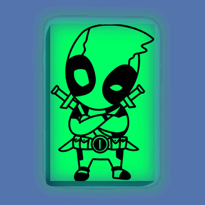 Baby Deadpool Glow in the Dark Painting Kit – DIY Superhero Cartoon Art for Kids & Fans | Eazy Arts - Image 8 - GID-KID-002