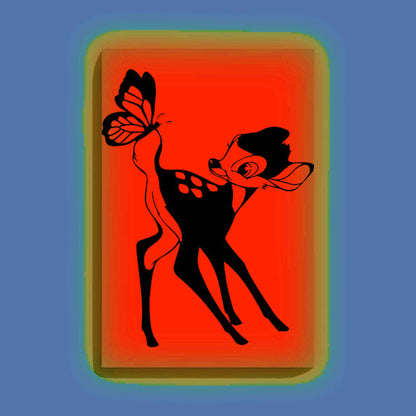 Cute Deer with Butterfly Glow in the Dark Painting Kit – DIY Animal Wall Art for Kids | Eazy Arts - Image 10 - GID-KID-007