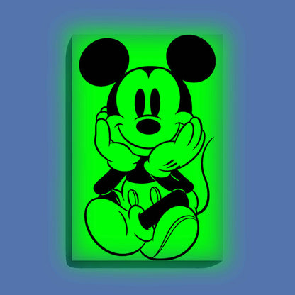 Mickey Mouse Glow in the Dark Painting Kit – DIY Cartoon Art for Kids | Eazy Arts - Image 9 - GID-KID-009