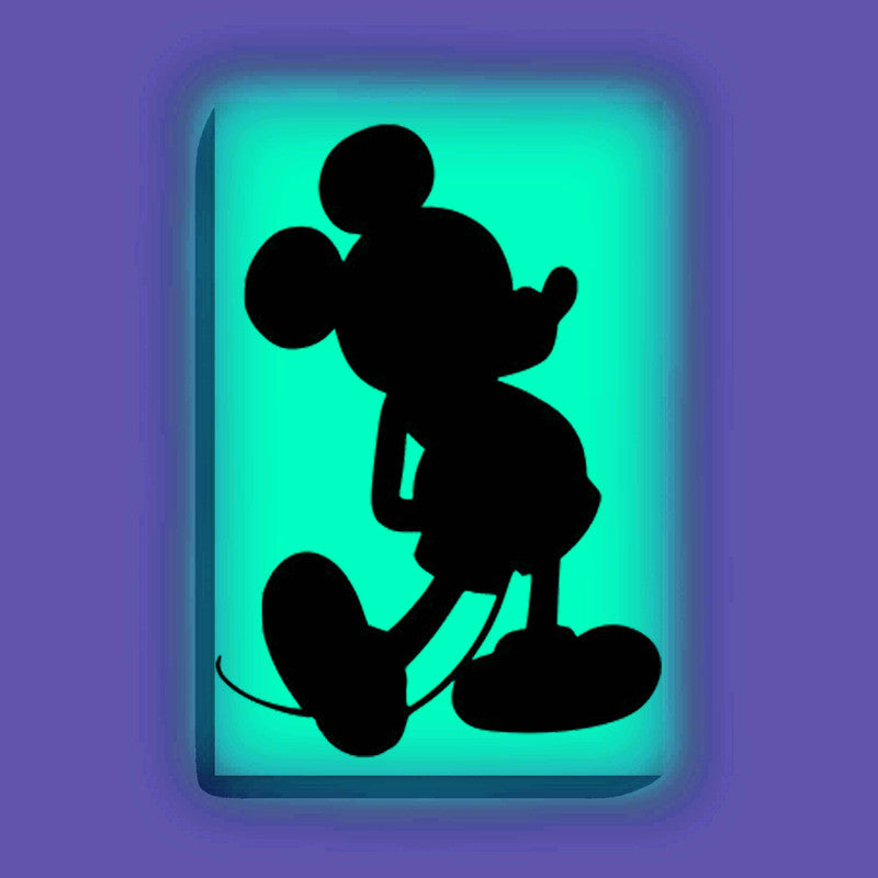 Mickey Mouse Silhouette Glow in the Dark Painting Kit – DIY Cartoon Canvas for Kids | Eazy Arts - Image 8 - GID-KID-010