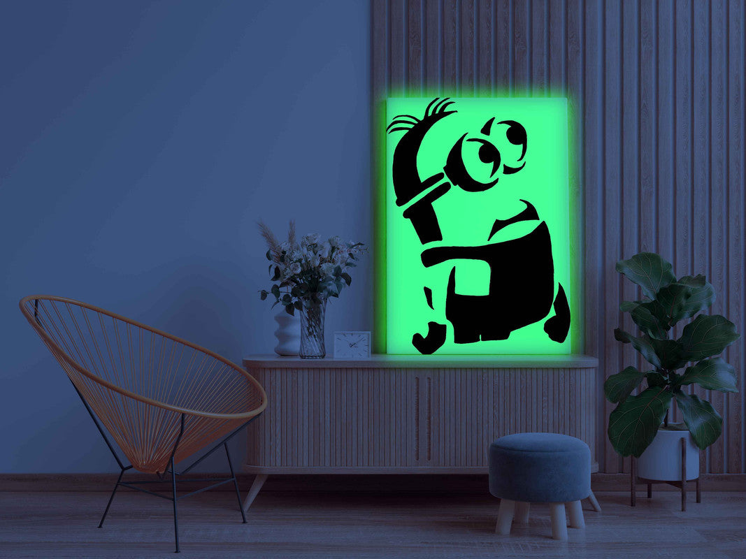 Minion Glow in the Dark Painting Kit – Fun DIY Canvas Art for Kids | Eazy Arts - Image 4 - GID-KID-011