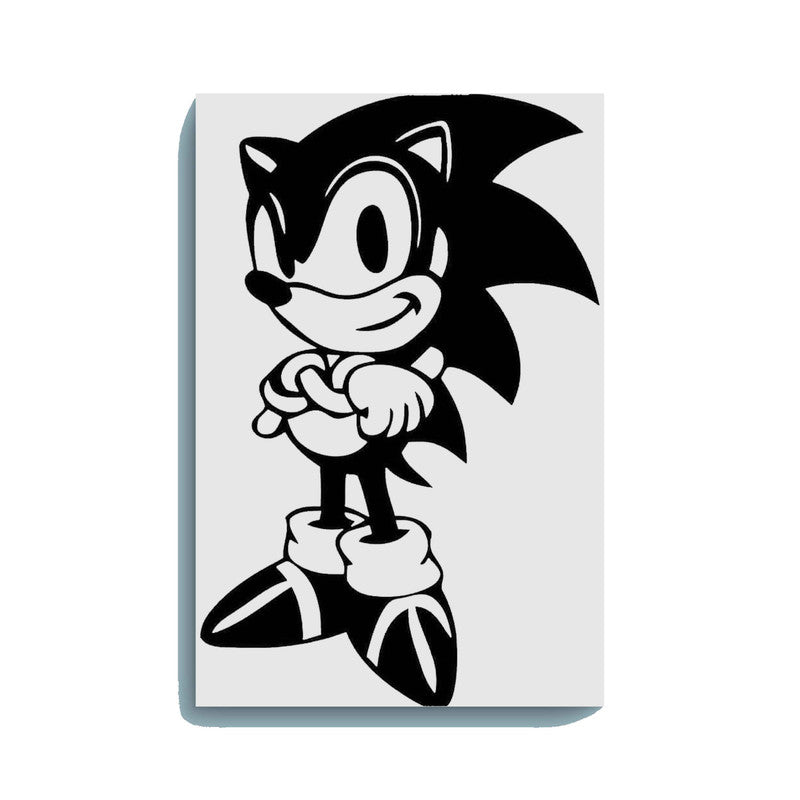 Sonic Glow in the Dark Painting Kit – DIY Canvas Art for Kids & Fans | Eazy Arts - Hero - GID-KID-012
