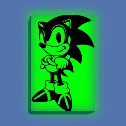 Sonic Glow in the Dark Painting Kit – DIY Canvas Art for Kids & Fans | Eazy Arts - Image 9 - GID-KID-012