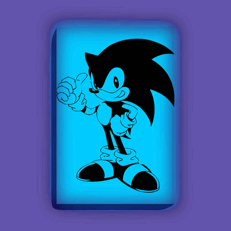 Sonic Thumbs Up Glow in the Dark Painting Kit – DIY Canvas for Kids, Gamers & Sonic Fans | Eazy Arts - Image 2 - GID-KID-013
