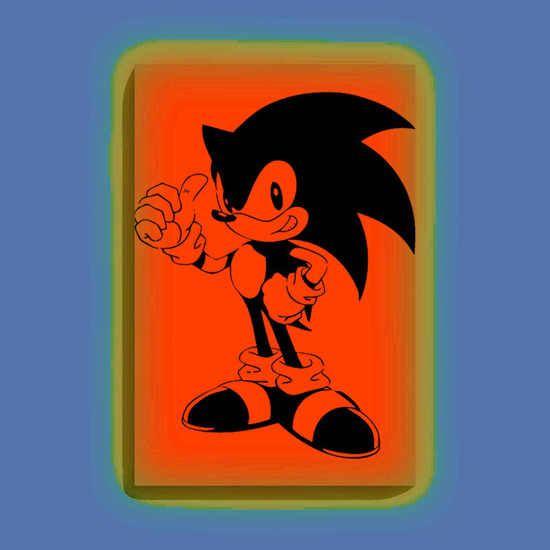 Sonic Thumbs Up Glow in the Dark Painting Kit – DIY Canvas for Kids, Gamers & Sonic Fans | Eazy Arts - Image 10 - GID-KID-013