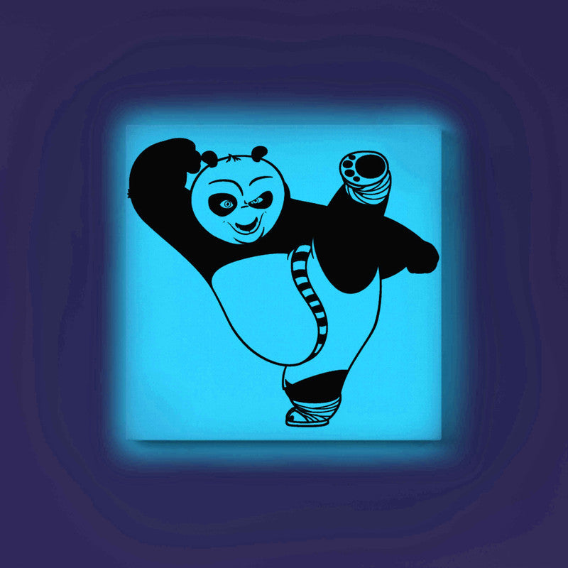 Kung Fu Panda Glow in the Dark Painting Kit – DIY Canvas Art for Kids & Adults | Eazy Arts - Image 2 - GID-KID-017
