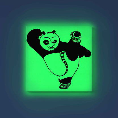 Kung Fu Panda Glow in the Dark Painting Kit – DIY Canvas Art for Kids & Adults | Eazy Arts - Image 9 - GID-KID-017