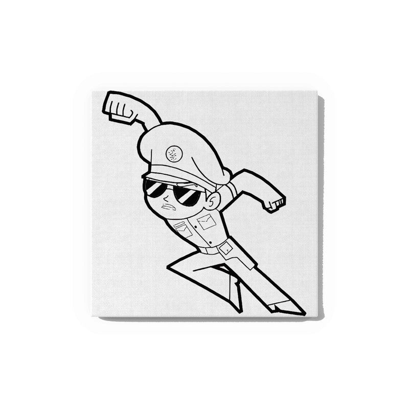 Little Singham Glow in the Dark Painting Kit – DIY Canvas Art for Kids | Eazy Arts - Hero - GID-KID-018