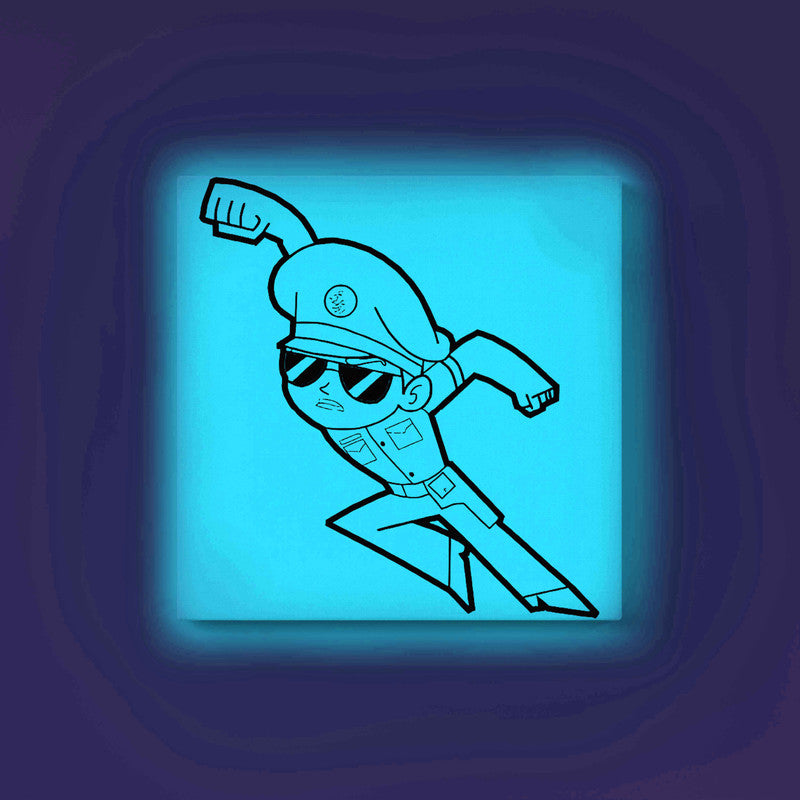 Little Singham Glow in the Dark Painting Kit – DIY Canvas Art for Kids | Eazy Arts - Image 2 - GID-KID-018