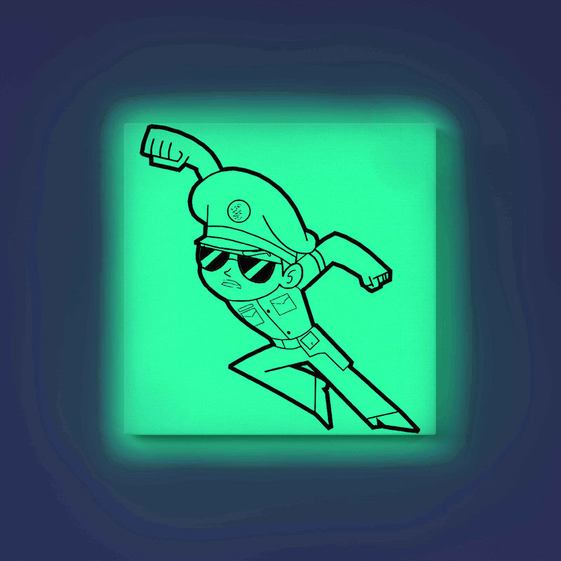 Little Singham Glow in the Dark Painting Kit – DIY Canvas Art for Kids | Eazy Arts - Image 8 - GID-KID-018