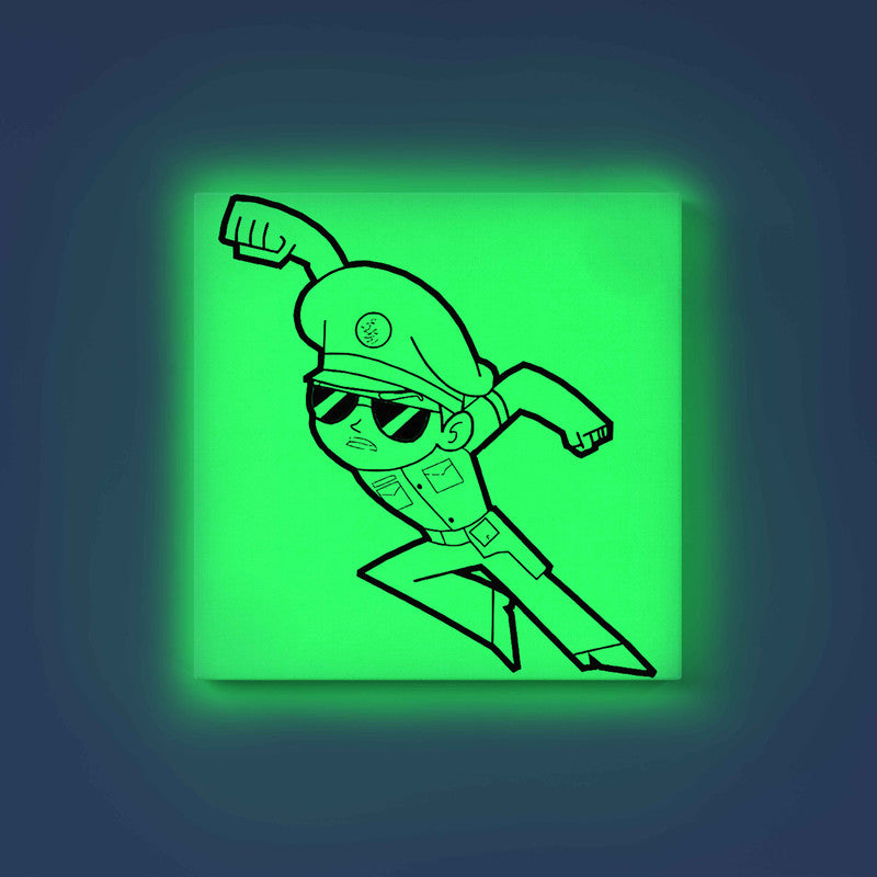 Little Singham Glow in the Dark Painting Kit – DIY Canvas Art for Kids | Eazy Arts - Image 9 - GID-KID-018