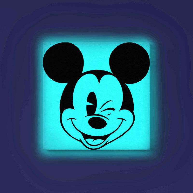 Mickey Mouse Glow in the Dark Painting Kit – Iconic Winking Face DIY Art for Kids | Eazy Arts - Image 2 - GID-KID-019