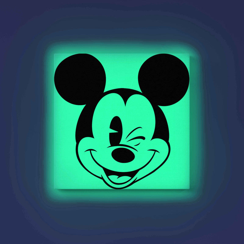 Mickey Mouse Glow in the Dark Painting Kit – Iconic Winking Face DIY Art for Kids | Eazy Arts - Image 8 - GID-KID-019