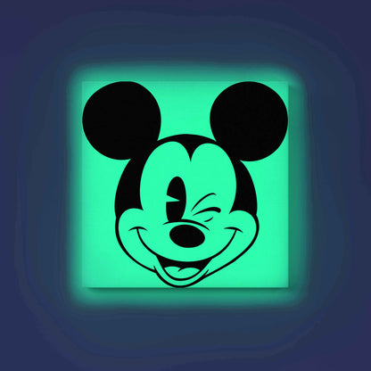 Mickey Mouse Glow in the Dark Painting Kit – Iconic Winking Face DIY Art for Kids | Eazy Arts - Image 8 - GID-KID-019