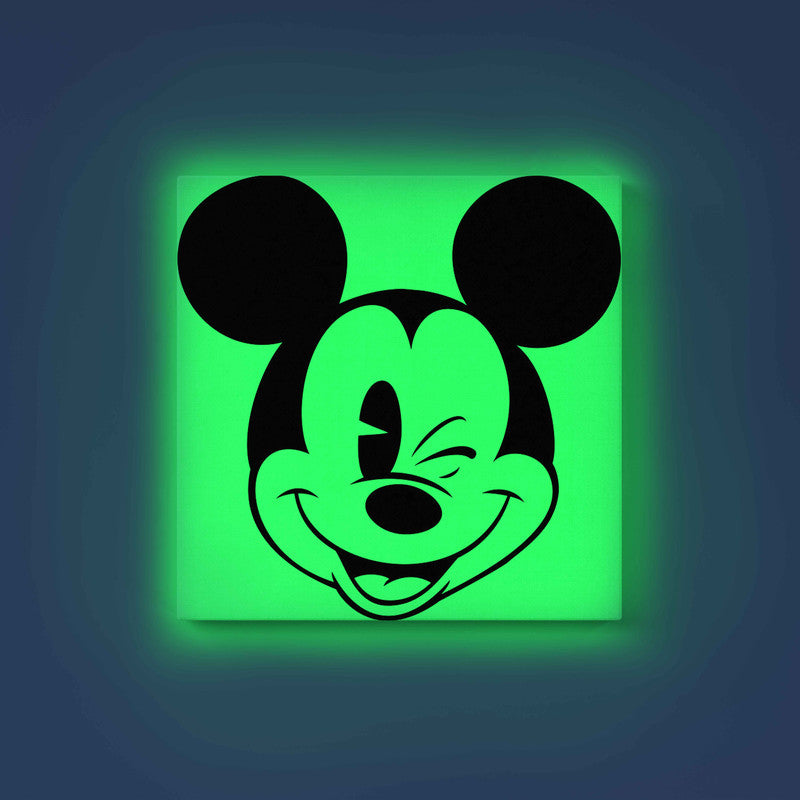 Mickey Mouse Glow in the Dark Painting Kit – Iconic Winking Face DIY Art for Kids | Eazy Arts - Image 9 - GID-KID-019