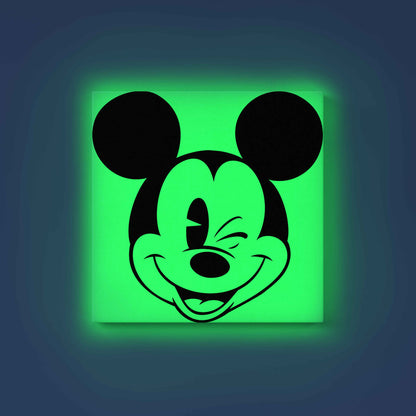 Mickey Mouse Glow in the Dark Painting Kit – Iconic Winking Face DIY Art for Kids | Eazy Arts - Image 9 - GID-KID-019