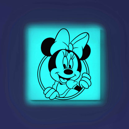 Minnie Mouse Glow in the Dark Painting Kit – Cute Bow Pose DIY Art for Kids | Eazy Arts - Image 2 - GID-KID-020