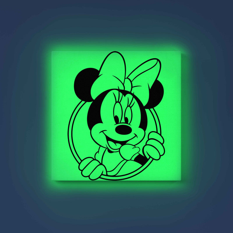Minnie Mouse Glow in the Dark Painting Kit – Cute Bow Pose DIY Art for Kids | Eazy Arts - Image 9 - GID-KID-020