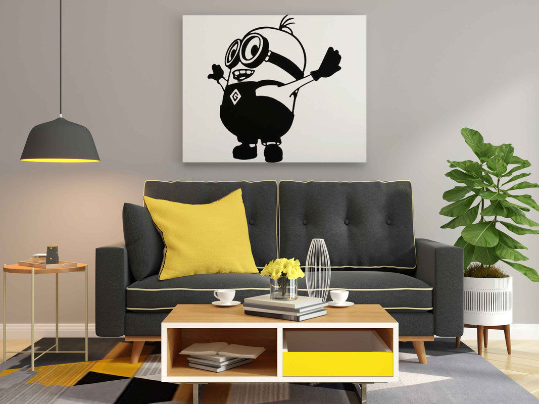 Minion Glow in the Dark Painting Kit – Joyful Pose DIY Art Activity for Kids | Eazy Arts - Image 3 - GID-KID-021