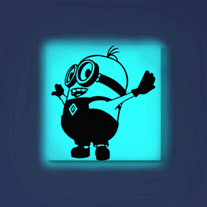 Minion Glow in the Dark Painting Kit – Joyful Pose DIY Art Activity for Kids | Eazy Arts - Image 2 - GID-KID-021