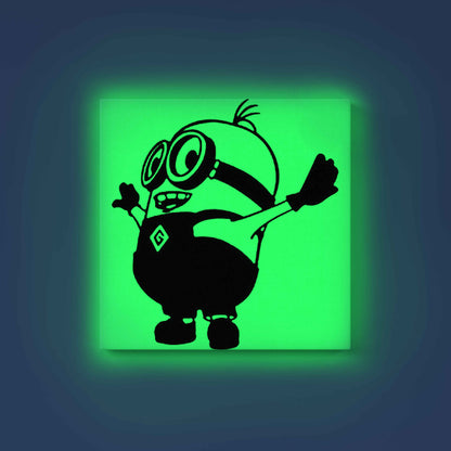 Minion Glow in the Dark Painting Kit – Joyful Pose DIY Art Activity for Kids | Eazy Arts - Image 9 - GID-KID-021