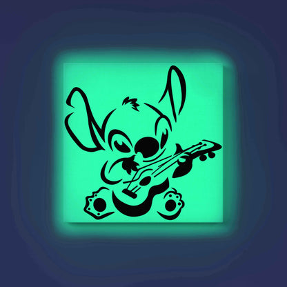 Stitch Playing Guitar Glow in the Dark Painting Kit – Fun DIY Canvas for Kids | Eazy Arts - Image 8 - GID-KID-022
