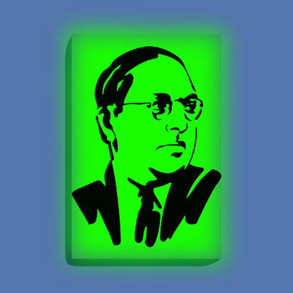 Dr. B.R. Ambedkar Glow in the Dark Painting Kit – DIY Inspirational Wall Art for Homes & Offices | Eazy Arts - Image 9 - GID-LGD-001