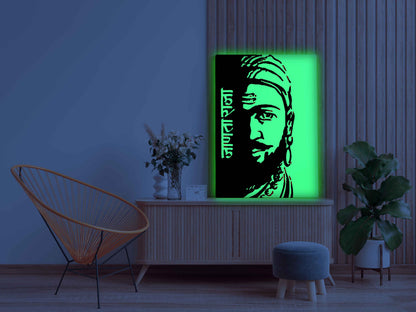 Chhatrapati Shivaji Maharaj Glow in the Dark Painting Kit – DIY Janata Raja Wall Art | Eazy Arts - Image 4 - GID-LGD-002
