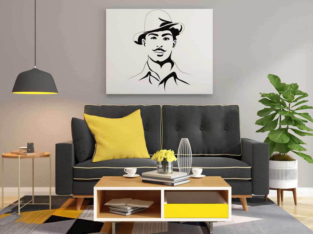 Bhagat Singh Glow in the Dark Painting Kit – DIY Revolutionary Freedom Fighter Wall Art | Eazy Arts - Image 3 - GID-LGD-007