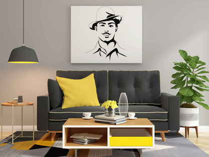 Bhagat Singh Glow in the Dark Painting Kit – DIY Revolutionary Freedom Fighter Wall Art | Eazy Arts - Image 3 - GID-LGD-007
