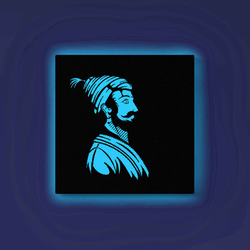 Chhatrapati Shivaji Maharaj Profile Glow in the Dark Painting Kit – DIY Maratha Warrior Wall Art | Eazy Arts - Image 2 - GID-LGD-008
