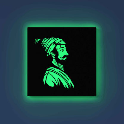 Chhatrapati Shivaji Maharaj Profile Glow in the Dark Painting Kit – DIY Maratha Warrior Wall Art | Eazy Arts - Image 8 - GID-LGD-008