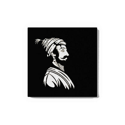 Chhatrapati Shivaji Maharaj Profile Glow in the Dark Painting Kit – DIY Maratha Warrior Wall Art | Eazy Arts - Hero - GID-LGD-008