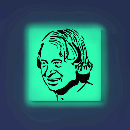 Dr. A.P.J. Abdul Kalam Glow in the Dark Painting Kit – DIY Missile Man Inspirational Wall Art | Eazy Arts - Image 8 - GID-LGD-009