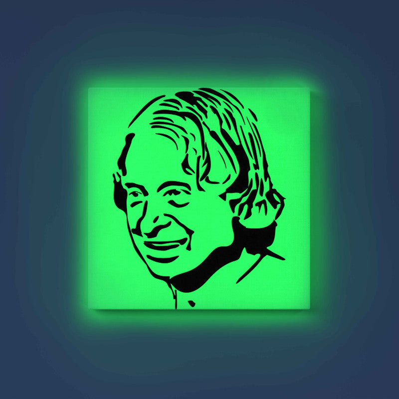 Dr. A.P.J. Abdul Kalam Glow in the Dark Painting Kit – DIY Missile Man Inspirational Wall Art | Eazy Arts - Image 9 - GID-LGD-009