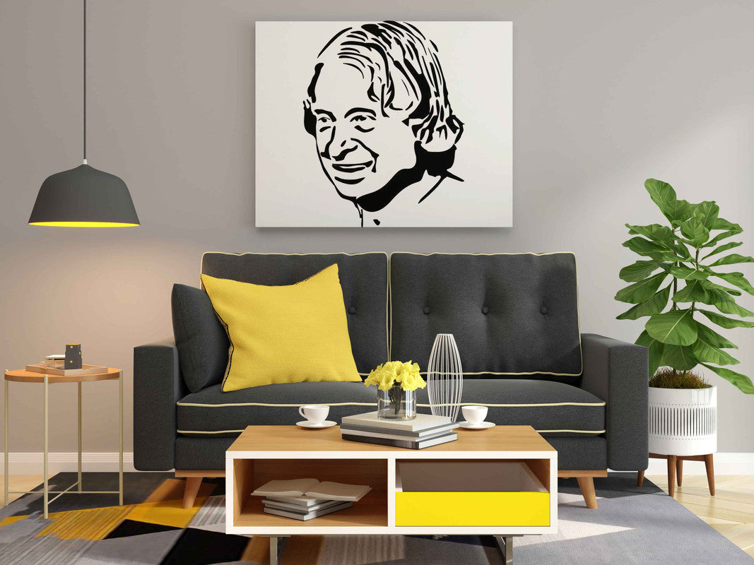 Dr. A.P.J. Abdul Kalam Glow in the Dark Painting Kit – DIY Missile Man Inspirational Wall Art | Eazy Arts - Image 3 - GID-LGD-009