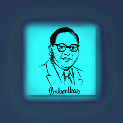 Dr. B.R. Ambedkar Sketch Glow in the Dark Painting Kit – DIY Constitution Maker Portrait | Eazy Arts - Image 2 - GID-LGD-010