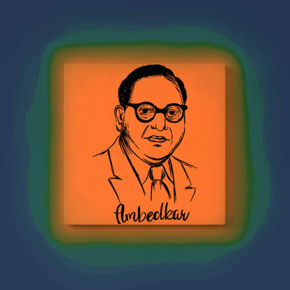 Dr. B.R. Ambedkar Sketch Glow in the Dark Painting Kit – DIY Constitution Maker Portrait | Eazy Arts - Image 10 - GID-LGD-010