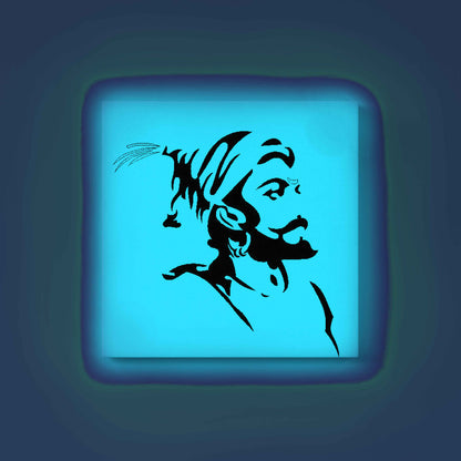 Chhatrapati Shivaji Maharaj Upward Glance Glow in the Dark Painting Kit – DIY Visionary Warrior Art | Eazy Arts - Image 7 - GID-LGD-012
