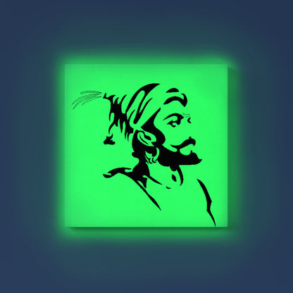 Chhatrapati Shivaji Maharaj Upward Glance Glow in the Dark Painting Kit – DIY Visionary Warrior Art | Eazy Arts - Image 9 - GID-LGD-012