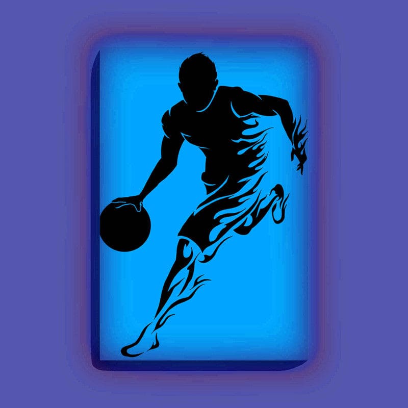 Basketball Player Glow in the Dark Painting Kit – Dynamic DIY Canvas for Sports Lovers | Eazy Arts - Image 7 - GID-OTR-001