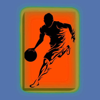 Basketball Player Glow in the Dark Painting Kit – Dynamic DIY Canvas for Sports Lovers | Eazy Arts - Image 10 - GID-OTR-001