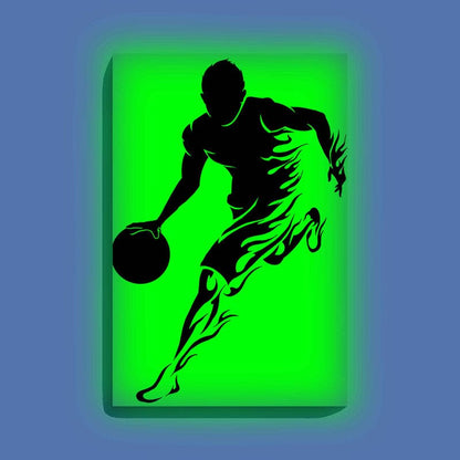 Basketball Player Glow in the Dark Painting Kit – Dynamic DIY Canvas for Sports Lovers | Eazy Arts - Image 9 - GID-OTR-001