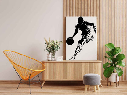 Basketball Player Glow in the Dark Painting Kit – Dynamic DIY Canvas for Sports Lovers | Eazy Arts - Image 3 - GID-OTR-001