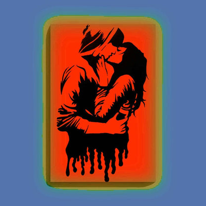 Romantic Couple Glow in the Dark Painting Kit – Passionate DIY Canvas Wall Art | Eazy Arts - Image 10 - GID-OTR-002