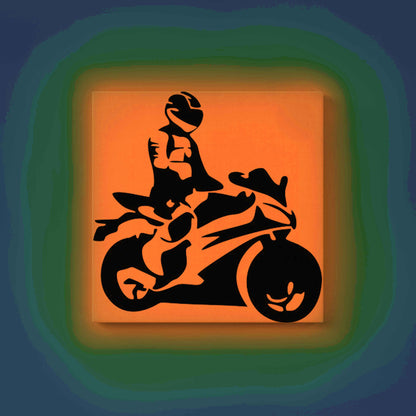 Biker Glow in the Dark Painting Kit – DIY Motorcycle Wall Art | Eazy Arts - Image 10 - GID-OTR-004