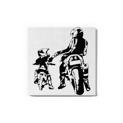 Father and Son Biker Glow in the Dark Painting Kit – DIY Motorcycle Bonding Art | Eazy Arts - Hero - GID-OTR-005