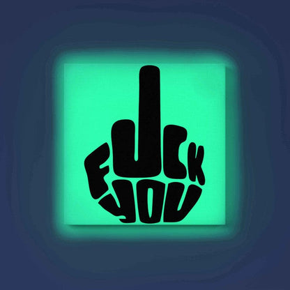 Bold Middle Finger Art Glow in the Dark Kit – Edgy DIY Painting for Adults | Eazy Arts - Image 8 - GID-OTR-006